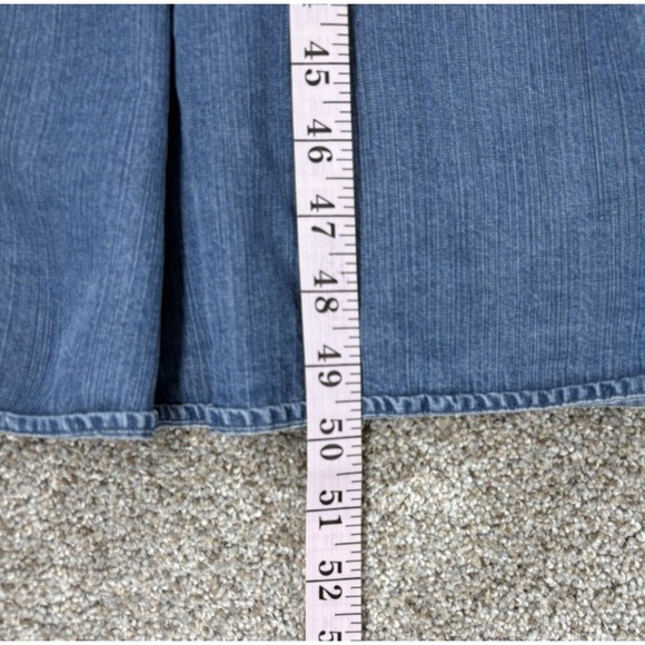 Lands End Lyocell Tiered Midi Dress Size XXL Blue Elastic Tie Waist Seam Pockets - Picture 10 of 12